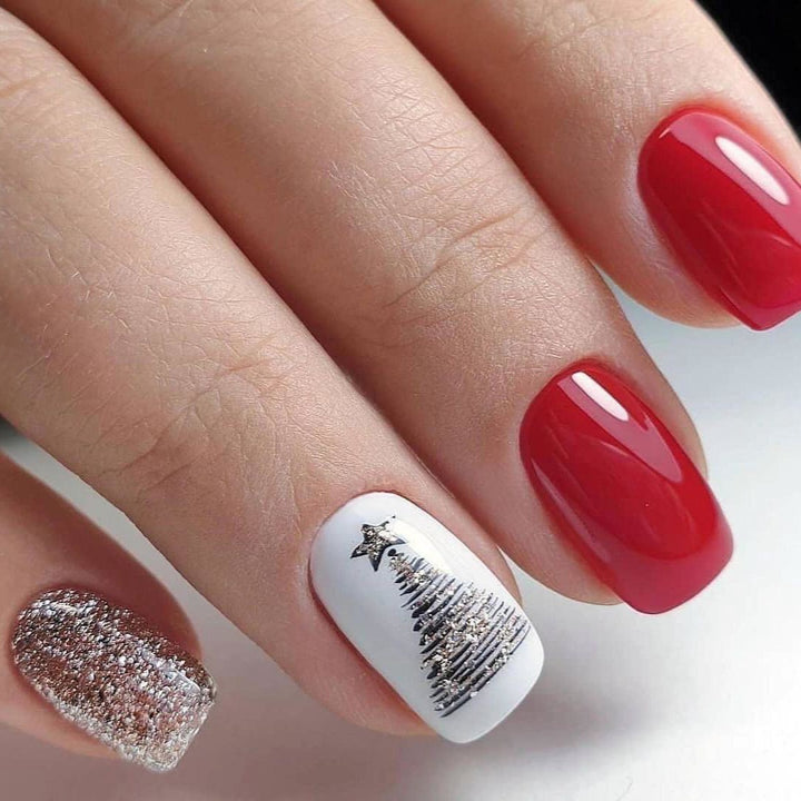 Festive Holiday Nail Art Set Bowlift