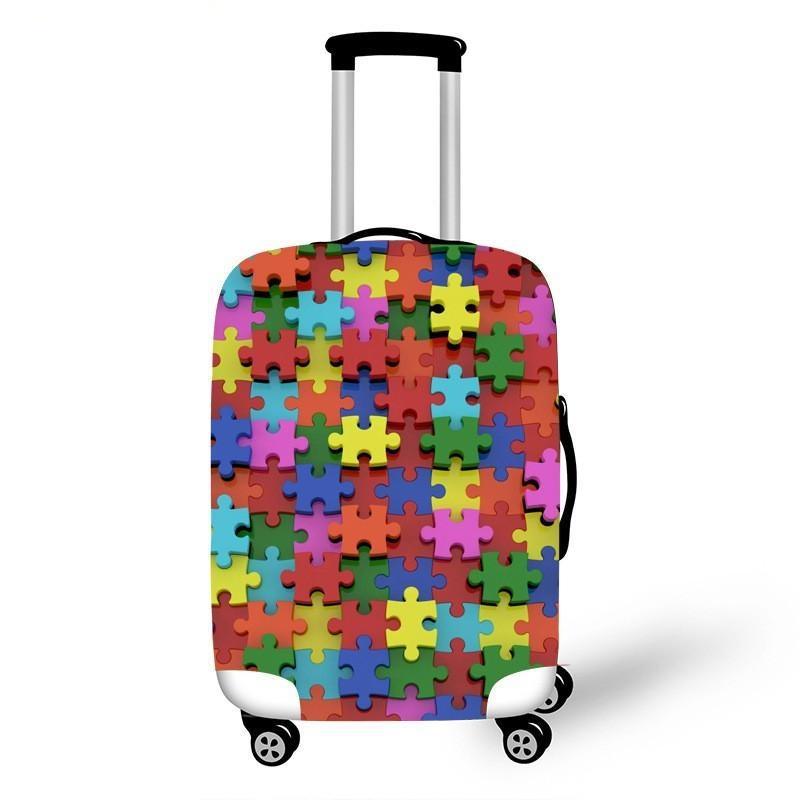 Women's hard shell suitcase with diverse floral design Bowlift