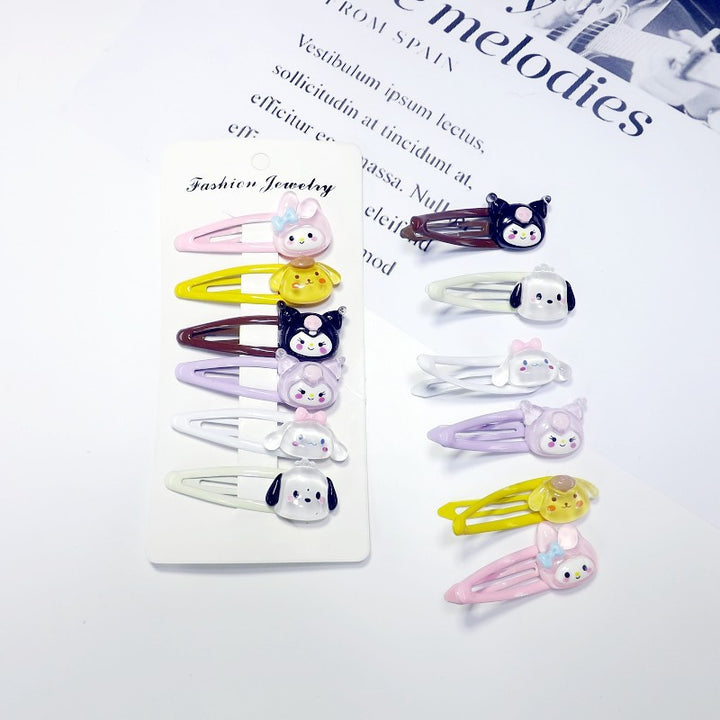 Cute animal motif hair clips Bowlift