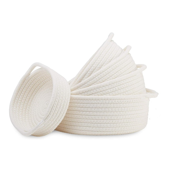 Women High-Quality Storage Basket Set made of Natural Cotton Material Bowlift