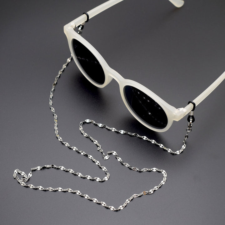 Stylish Silver Chains Eyewear Retainer Bowlift