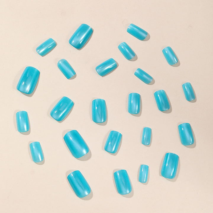 Glossy Gradient Nail Art Extensions Bowlift
