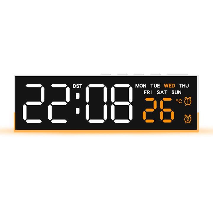 Alarm clock with digital display and temperature display Bowlift