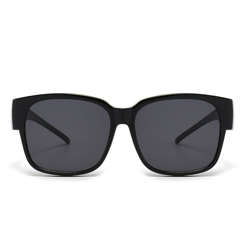 Women's stylish rectangular sunglasses with yellow lenses Bowlift