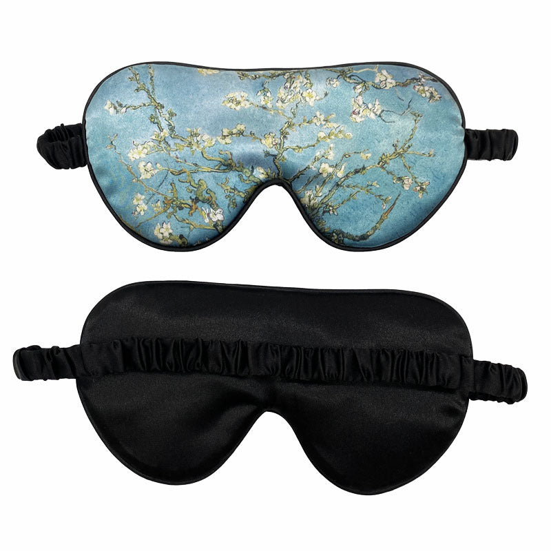 Unisex soft ergonomic sleep mask with contoured eye area and adjustable elastic band Bowlift