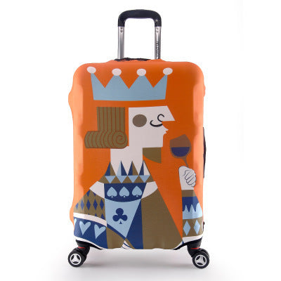 Tropical Leaf Print Hard Shell Luggage Bowlift