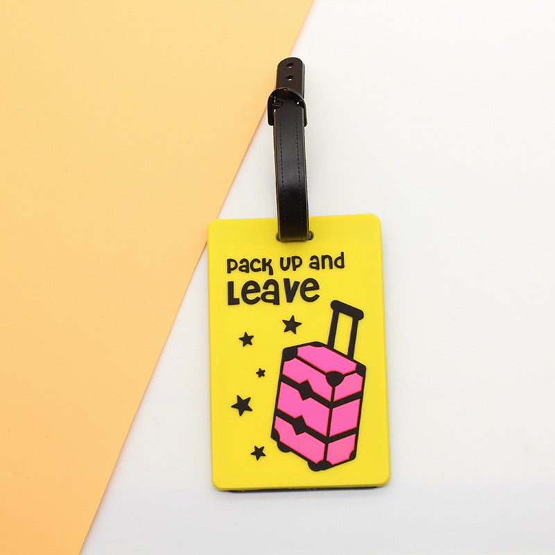 Unisex Travel-Themed Luggage Tag Bowlift