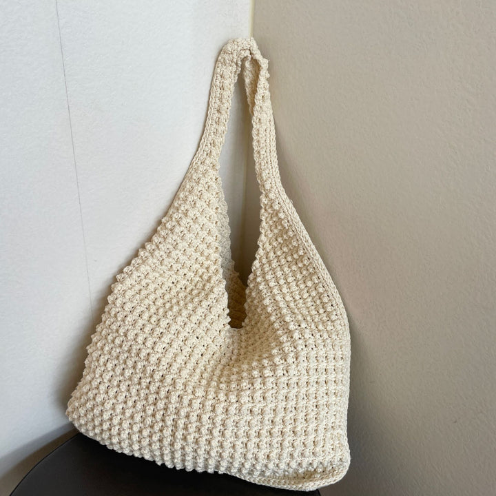 Large Handcrafted Cotton Shopper Bowlift