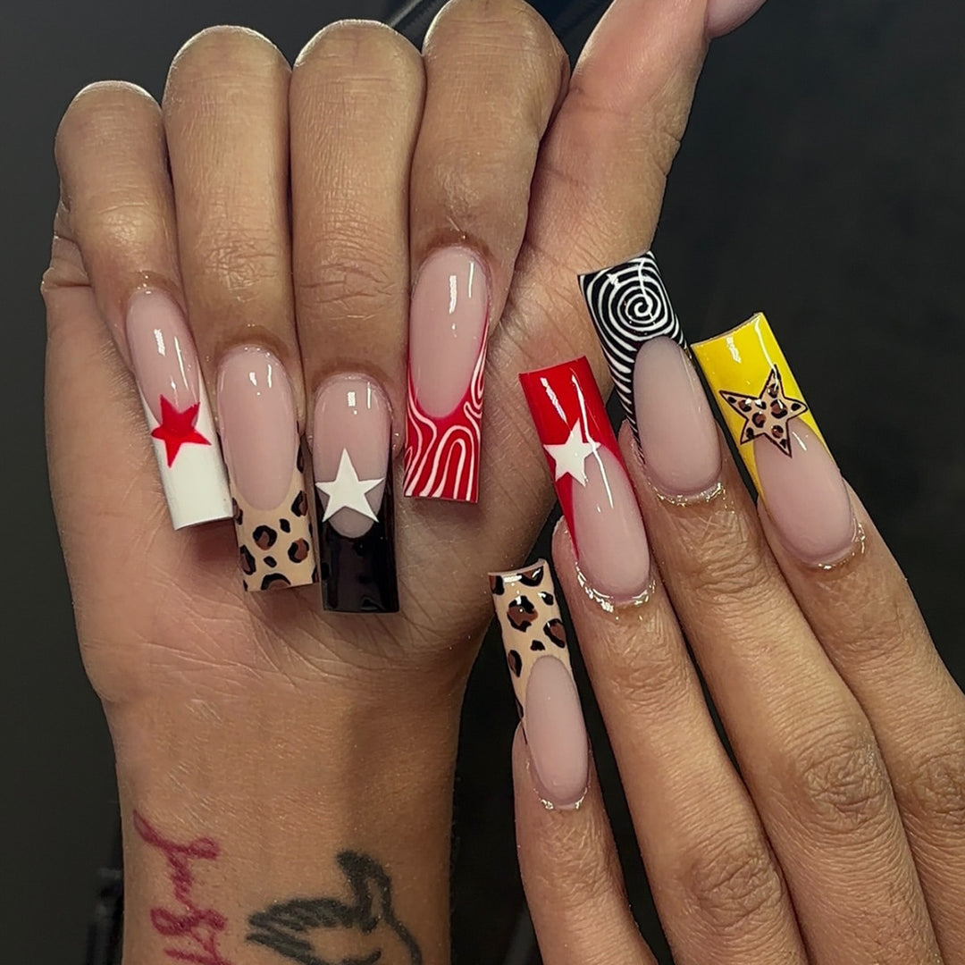 Creative nail art with stylish patterns Bowlift