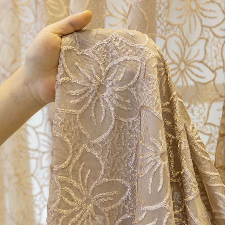 WoFloral Lace Curtain Bowlift
