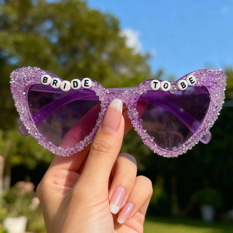 Heart-Shaped Celebration Sunglasses Bowlift