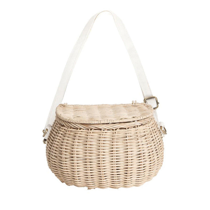 Handmade basket bag Bowlift