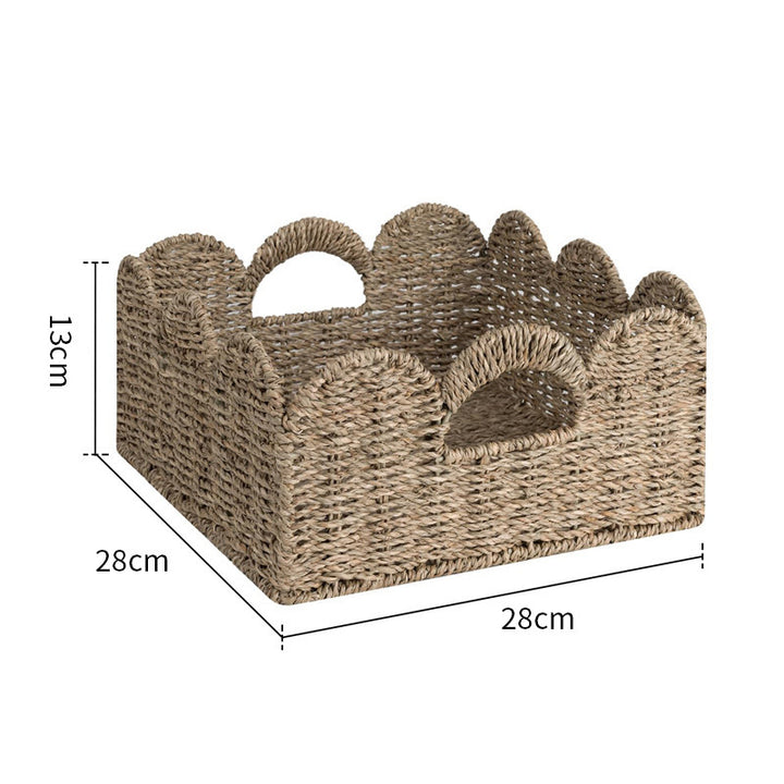 Decorative Storage Basket Made of Woven Natural Material Bowlift