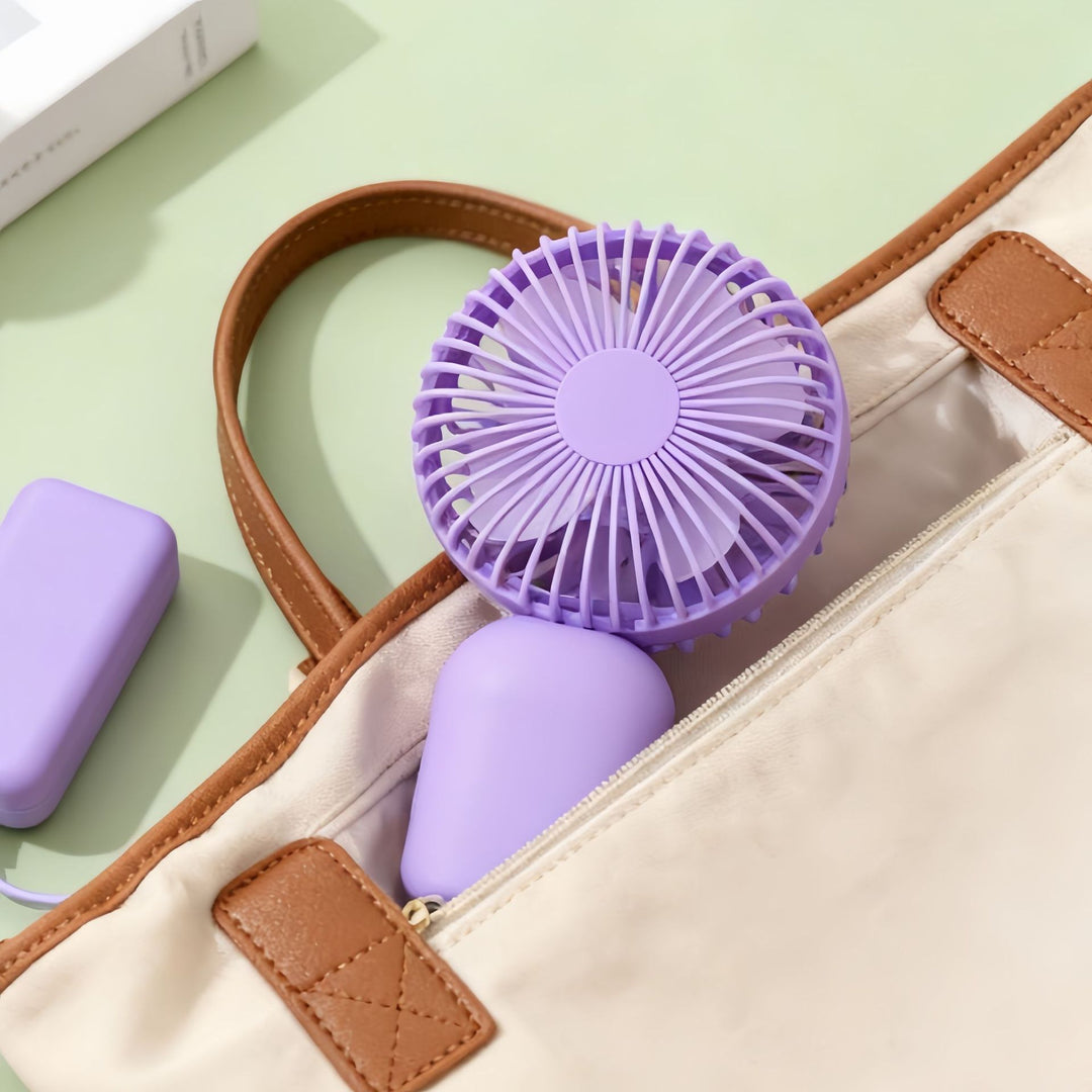 Unisex handheld fan in playful design Bowlift