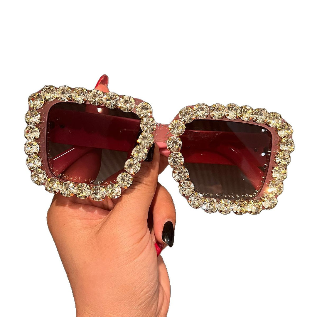 Ladies' sunglasses with sparkling crystal frame Bowlift