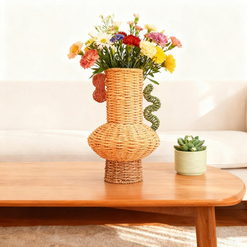 Decorative Woven Vase Bowlift