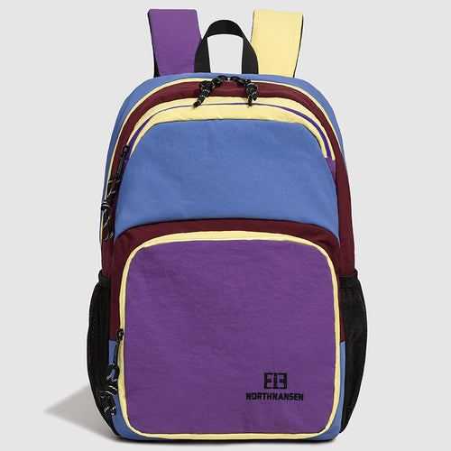 Colorful Multi-Pocket Backpack