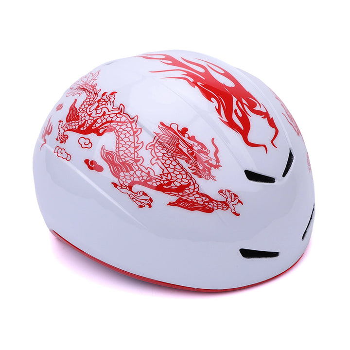 Dragon-Design Bicycle Helmet Bowlift