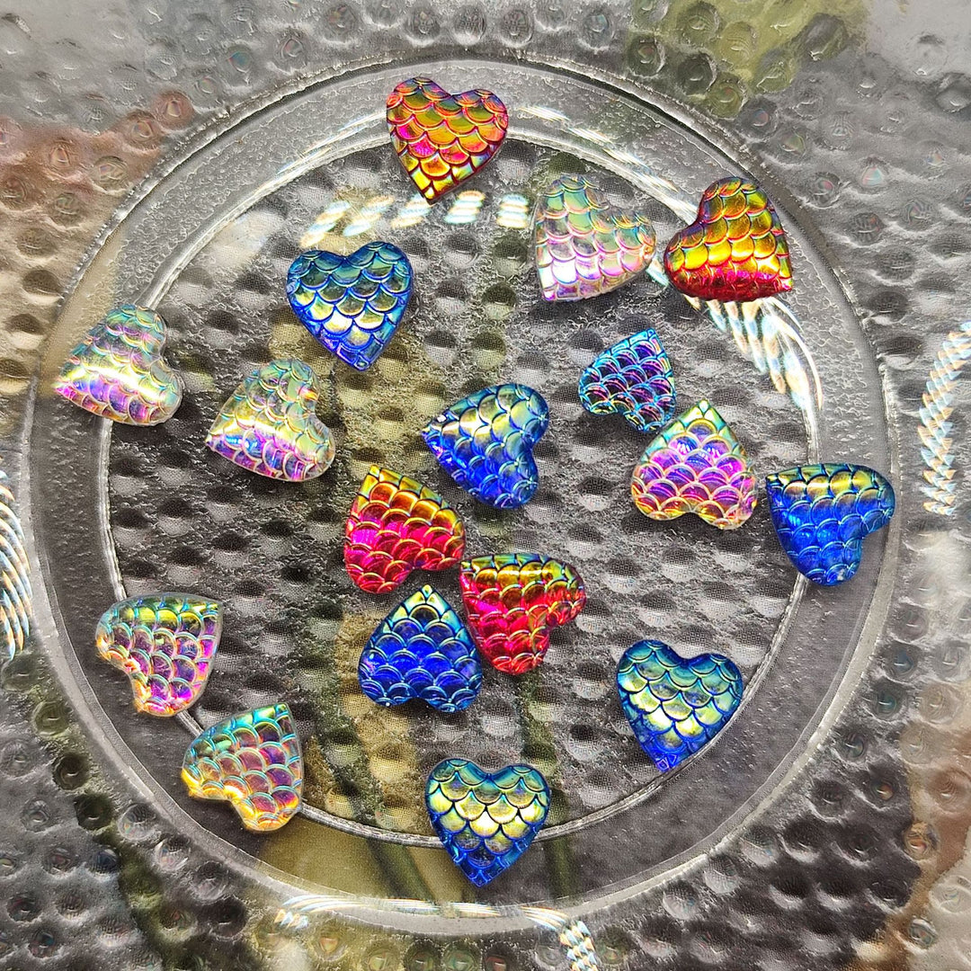Sparkling Heart-Shaped Decoration Stones Bowlift