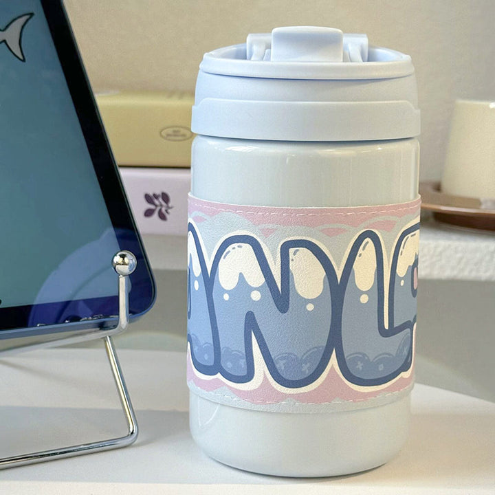 Women's Insulated Water Bottle with Cute Animal Design Bowlift