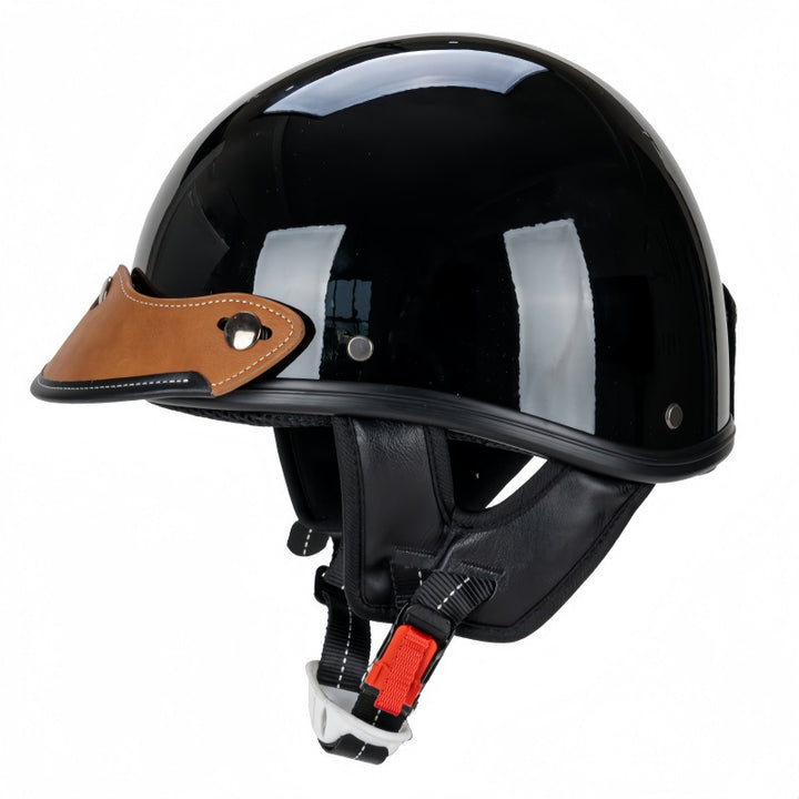 Retro Cruiser Motorcycle Helmet Bowlift
