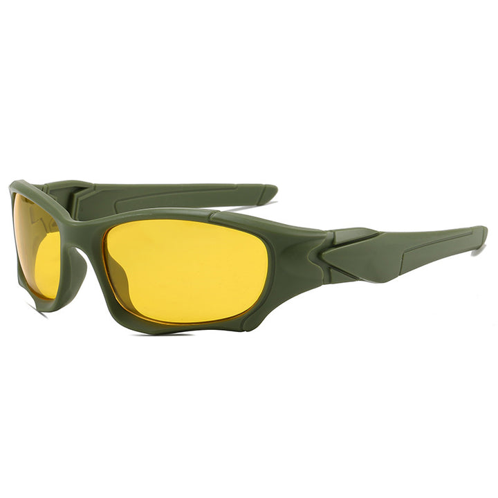 Performance Wraparound Polarized Sunglasses with UV Protection Bowlift