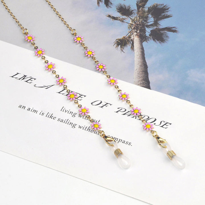 Floral Design Eyewear Chain Bowlift