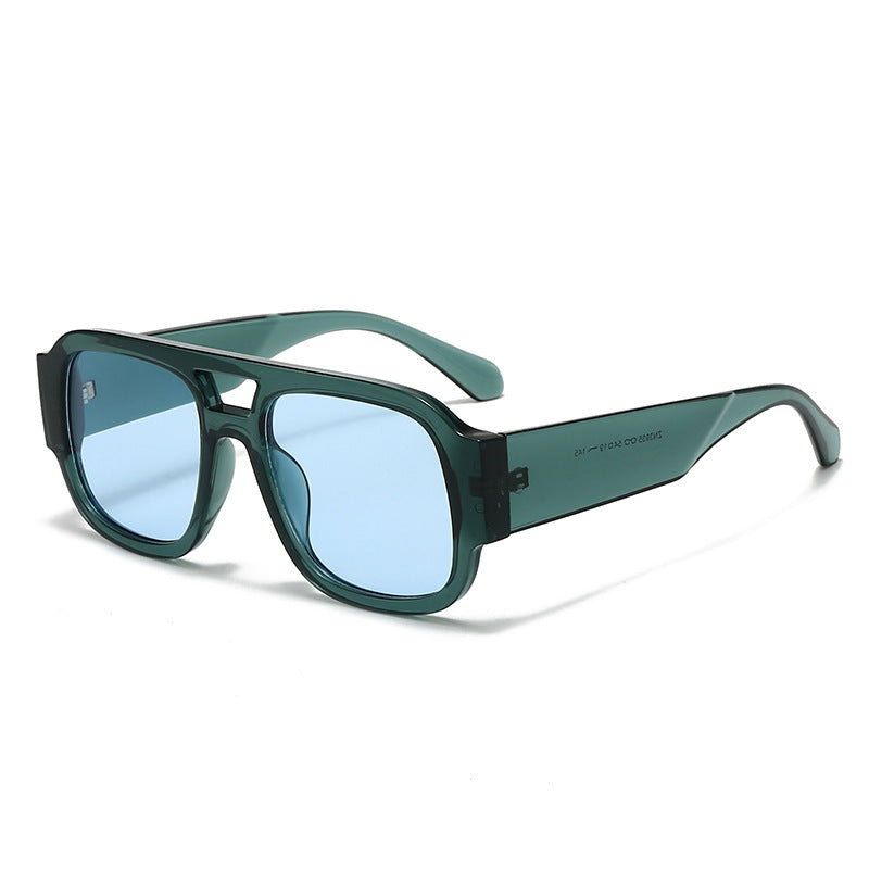 Unisex Bold Frame Retro Sunglasses Bowlift