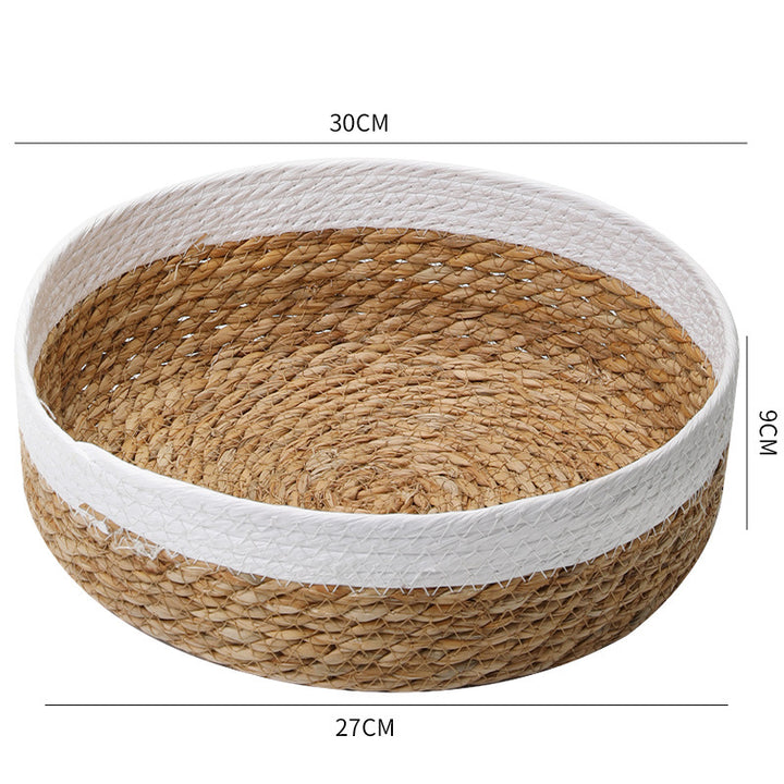 Unisex beef storage basket with elegant textile edging Bowlift