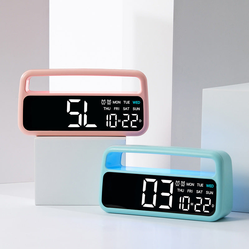 Digital radio alarm clock with multiple alarm functions Bowlift