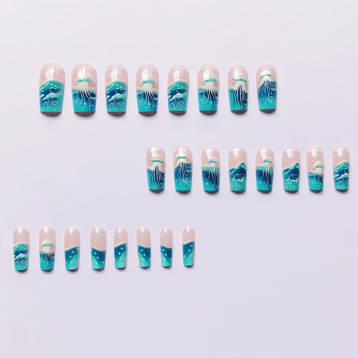 Underwater-Themed Nail Art Set Bowlift