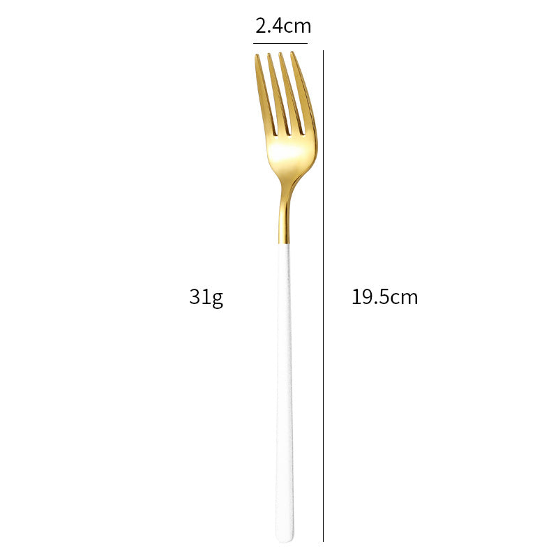 Elegant stainless steel dining fork with ergonomic handle Bowlift