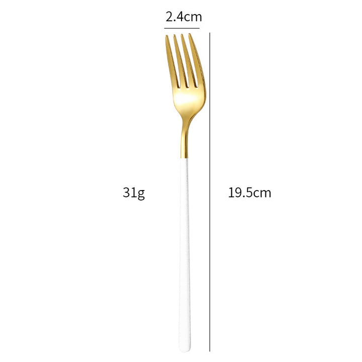 Elegant stainless steel dining fork with ergonomic handle Bowlift