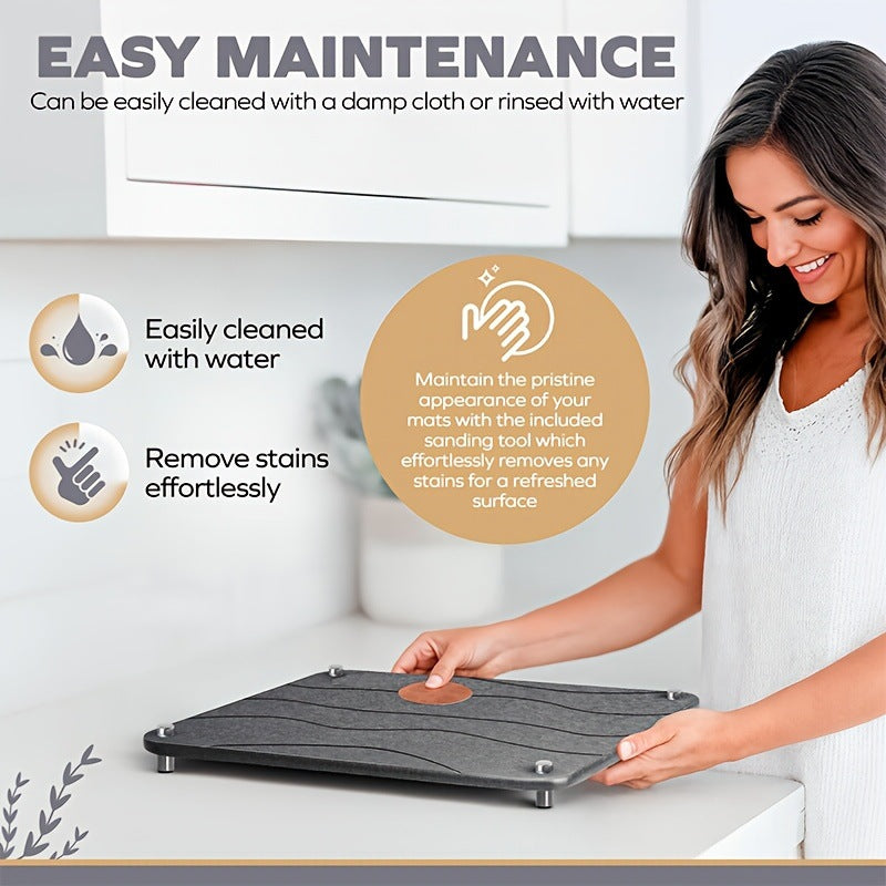 Easy-Clean Kitchen Mat