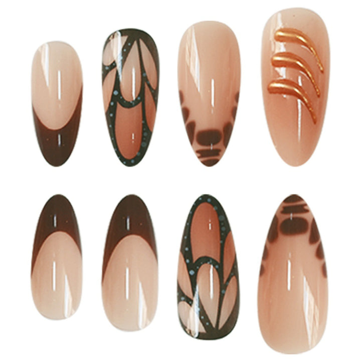 Stylish Press-On Nail Art Extensions Bowlift