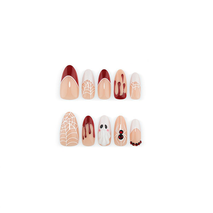 Halloween Nail Art Set with Creepy Designs Bowlift