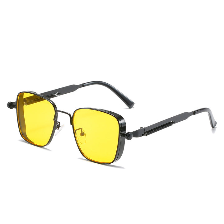 Women's modernist sunglasses in elegant metal frame Bowlift