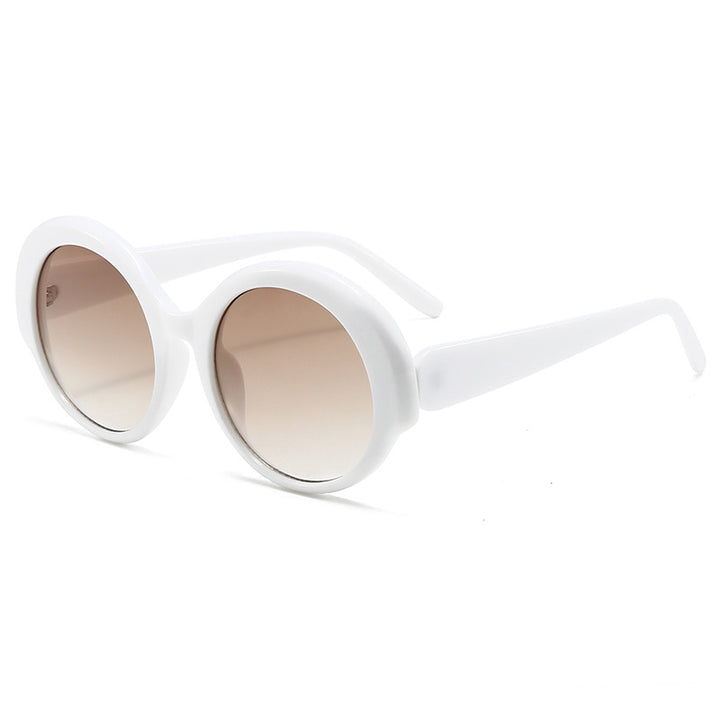 Women's fashionable round designer sunglasses Bowlift