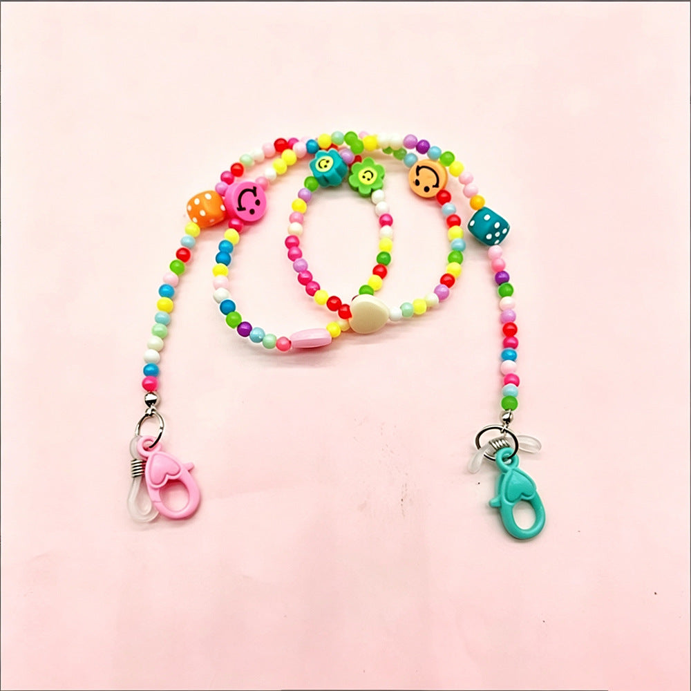 Colorful Beaded Eyewear Chain Bowlift
