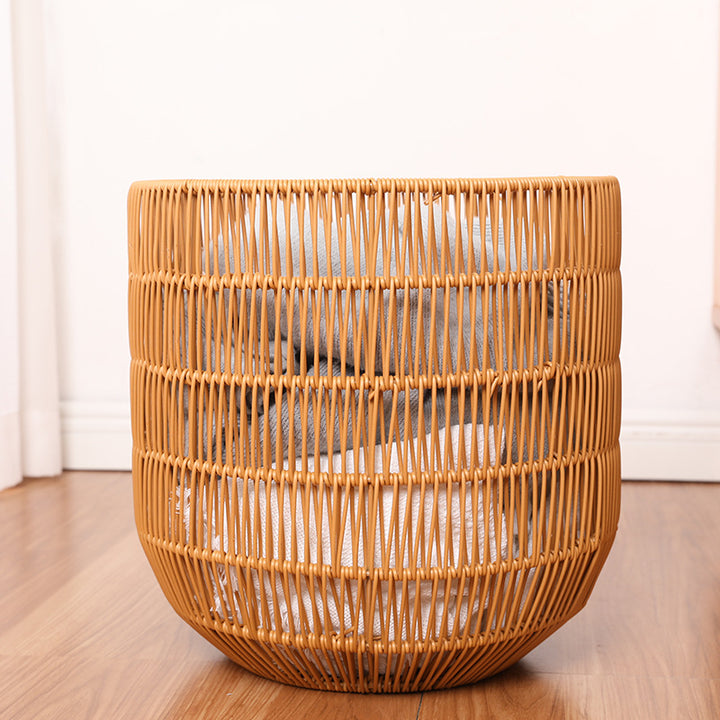 Ladies Braided Basket for Stylish Storage Bowlift