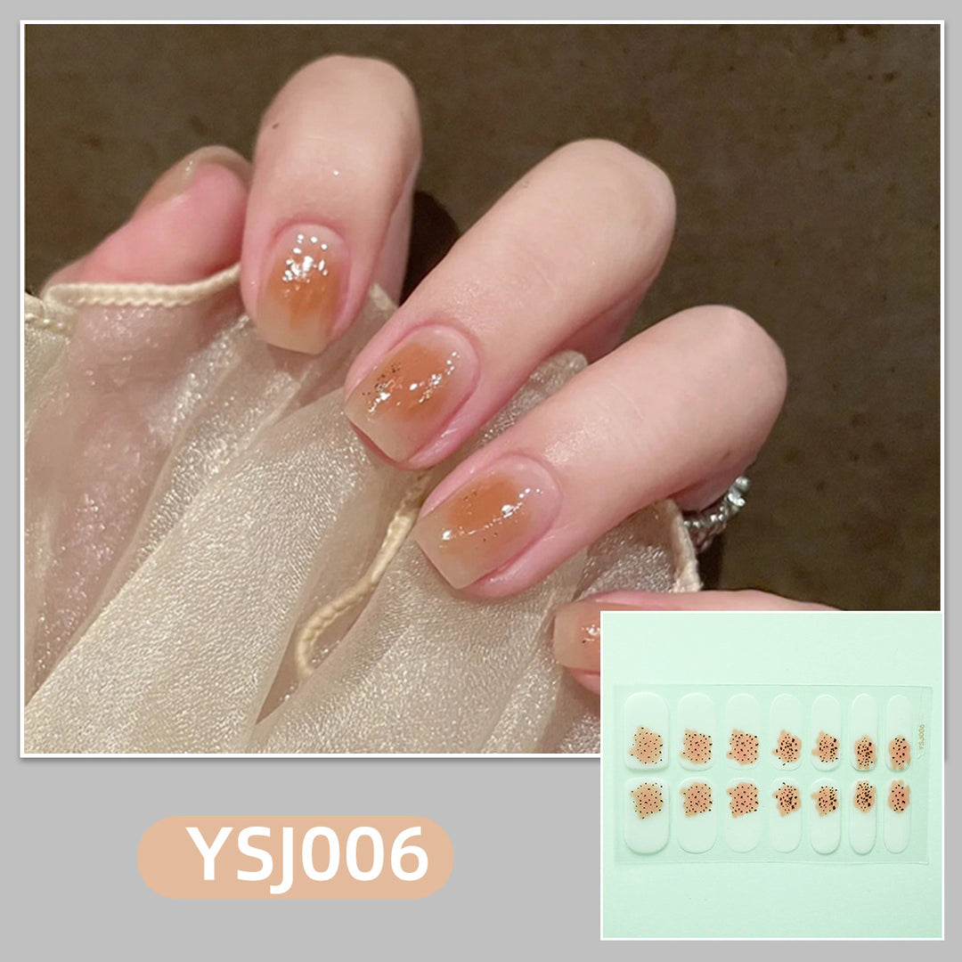 Artistic nail decoration with glitter details Bowlift