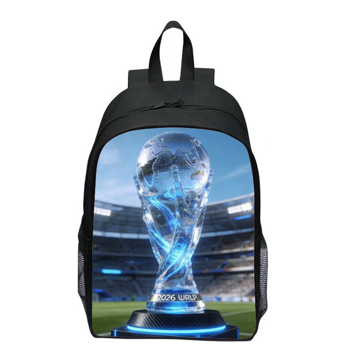 Backpack with Striking Sports Motif Bowlift