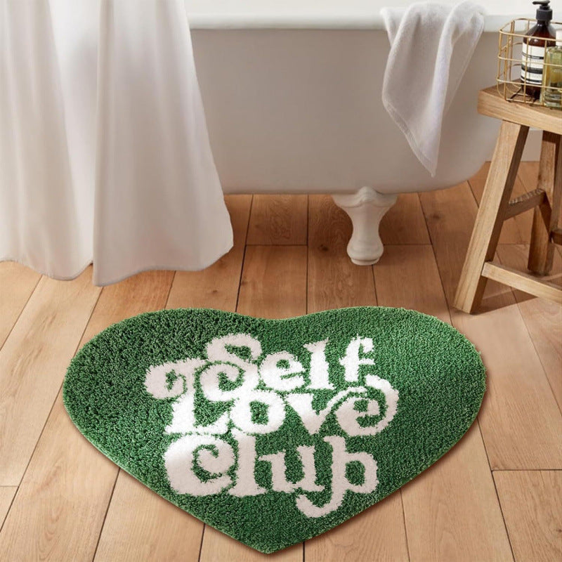 Heart-shaped Bath Mat