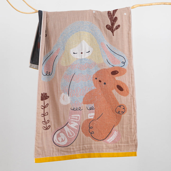 Women's cuddly cloth with processed bear motif Bowlift