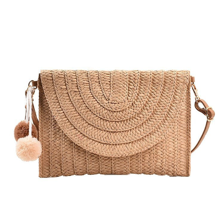Handcrafted Shoulder Bag Made of Woven Material Bowlift