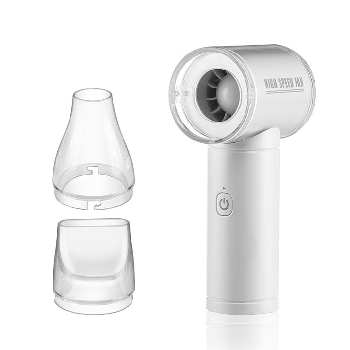 Women portable high-speed handheld fan with interchangeable attachments Bowlift