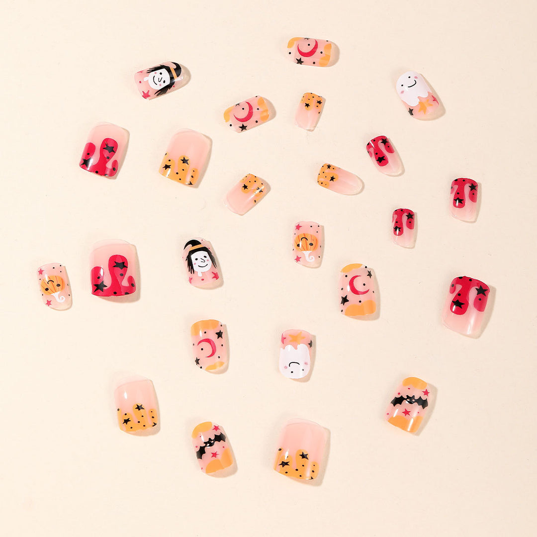 Halloween-Themed Whimsical Nail Art Set Bowlift