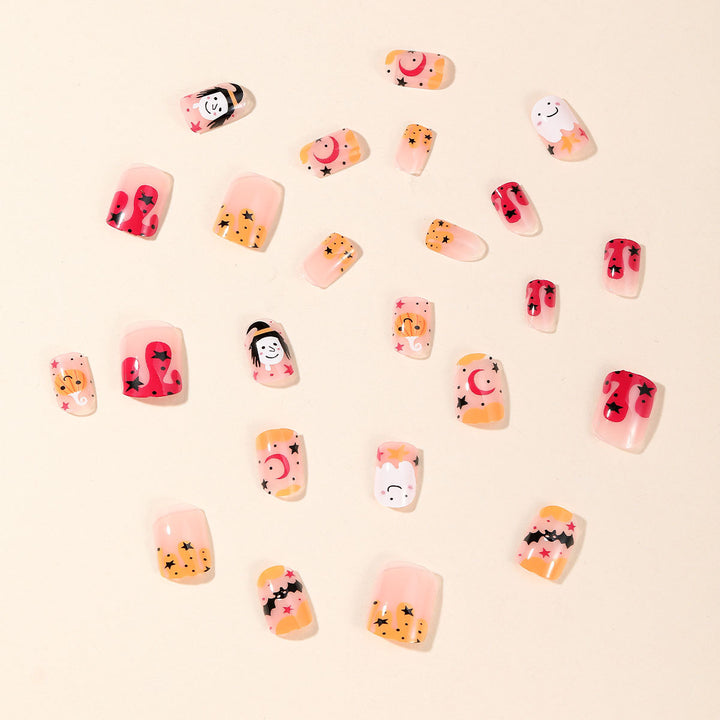 Halloween-Themed Whimsical Nail Art Set Bowlift