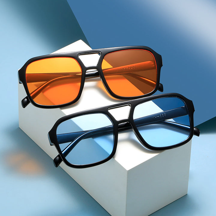Clear Lens Square Frame Sunglasses Bowlift