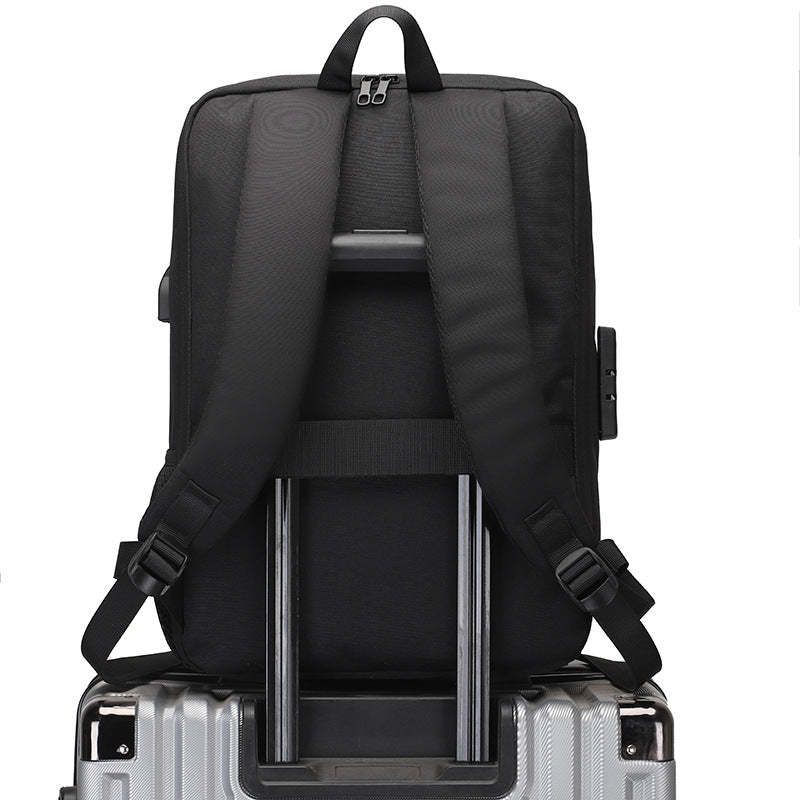 Geometric Design Laptop Backpack Bowlift